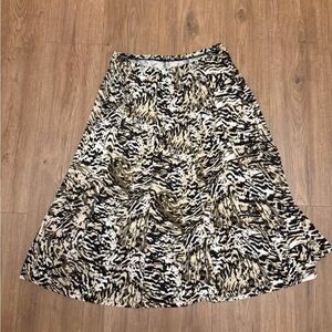 Stylish Black and Cream Women's Skirt